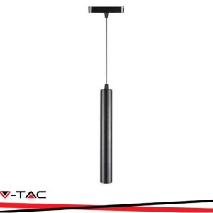 V-TAC SOSPENSIONE 15w led magnetic pendant light 4000k corpo nero
