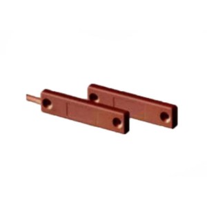 Sensore Magnetico Contatto Incasso per Porte Finestre Contatti Magnetici Allarme MARRONE