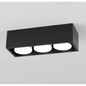 VIVIDA INTERNATIONAL CAGE PLAFONIERA TRIPLA NERO 3X12W GX53