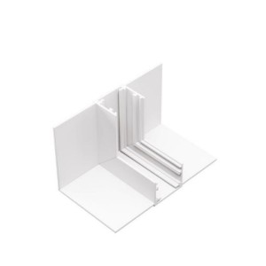 GEA LED Angolo meccanico a 90° in alluminio per installazione parete/soffitto del sistema a binario Alimentazione: 48V DC Grado IP: IP20