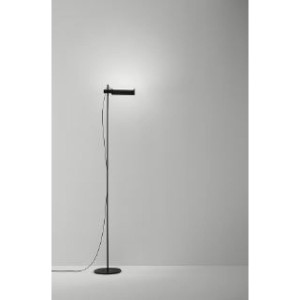 PERENZ PIANTANA IN METALLO COL. NERO Testina regolabile in altezza e orientabile Diffusore in acrilico satinato