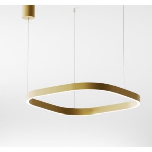 GEA LED SOSPENSIONE CRISEIDE S/1P QUADRATA ORO