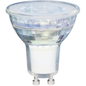 LAMPADA LED PAR16 Vetro CRI95 DIMMERABILE, GU10, 5,5W, BA36°, 3000K, 220Vac, LM630 (F.T.), 50*53mm, Classe E 