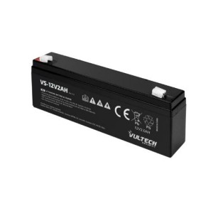 VulTech Security Batteria Ermetica al Piombo VS-12V2AH Rev. 2.3 12V 2A Ricaricabile (AGM)