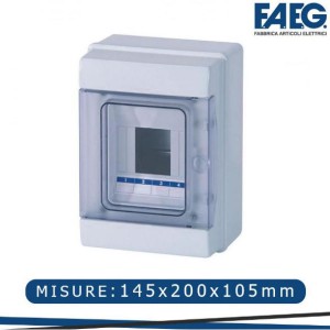 FAEG BOX Centralino 2/4 mod. ip65 - 145x200x105