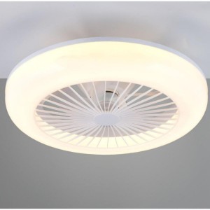 Ventilatore a plafoniera con luce led dimmerabile con telecomando
