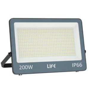 PROIETTORE GRIGIO IP66, LED SMD Serie FA6, 200W, 110°, 3000K/4000K/6500K, 220-240Vac, LM20000