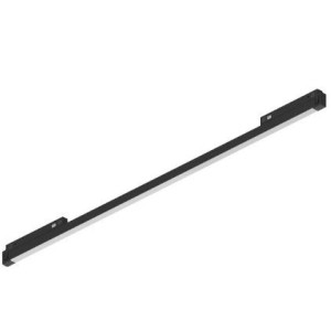 BARRA LED LINEARE PER BINARI 24V serie INVISIBLE, 9W, 120°, 4000K, LM380, CRI90, Colore Nero, 316x5x14mm