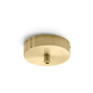 GEA LED Rosone tondo ad un foro in metallo con staffa e accessori per il fissaggio inclusi