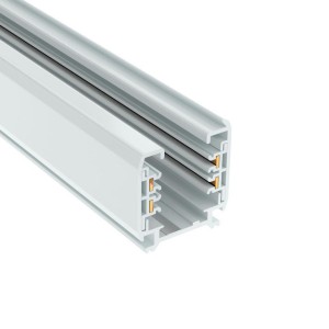 Binario Elettrificato Trifase Bianco 2 metri