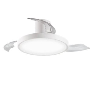 PERENZ VENTILATORE DA SOFFITTO ZORA IN MET. 3 PALE BIANCO