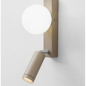 VIVIDA PLAFON NIVIS WALL LAMP. 1X6W G9+4W 3000K SABBIA 170X100MM