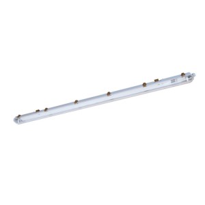 PLAFONIERA SLIM CON RIFLETTORE PER TUBI LED 1x120CM, IP65, ALIMENTAZIONE DIRETTA 220Vac