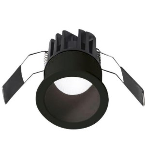 GEA LED FARETTO TONDO NERO 8W LED CAL.