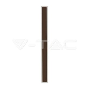 V-TAC APPLIQUE 17w lampada led da muro colore corten 3000k ip65 
