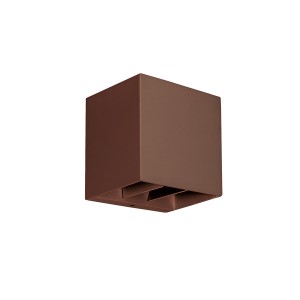 GEA LUCE APPLIQUE DA PARETE GES2320 10W CCT MARRONE IP65