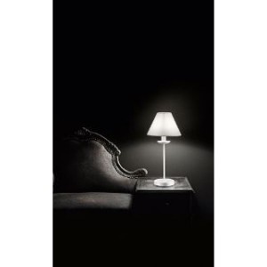 PERENZ LUMETTO METALLO VERNICIATO BIANCO 1xE14 MAX 40W 230V H.30xD.base12 CM