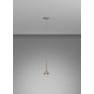 AYGO SOSP. 1 LUCE SABBIA CON CAVO CM.250 E ROSONE SABBIA