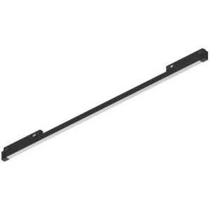 BARRA LED LINEARE PER BINARI 24V serie INVISIBLE, 9W, 120°, 3000K, LM330, CRI90, Colore Nero, 316x5x14mm