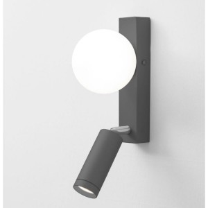 VIVIDA INTERNATIONAL NIVIS APPLIQUE ANTRACITE 4W 3000K + 1x6W LED G9