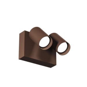 GEALED APPLIQUE MARRONE 2X9W LED CCT