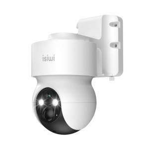 ISIWI Telecamera a batteria Isiwi 4G REDIe+ 2K PT per esterno IR LED e SHOWCOLOR Audio Bidirezionale Sd Card IP65 