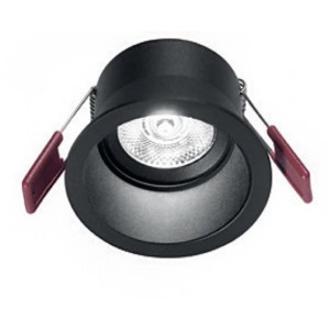 G.E.A. LUCE FARETTO NERO 1XGU10 S.LAMP GFA1161
