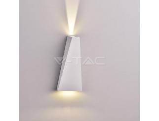 6W LED WALL LIGHT CORPO BIANCO IP65 3000K                                                                               