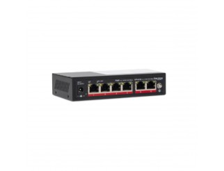 VULTECH Switch PoE+ Gigabit Vultech Security 4 porte 10/100/1000 GE + 2 porte Uplink 10/100/1000 GE 60W AI SMART  1090-000004 