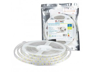 Led strip 5050 60 led 24v ip65 4000k - v-tac - conf. 5 mt, prezzo al metro