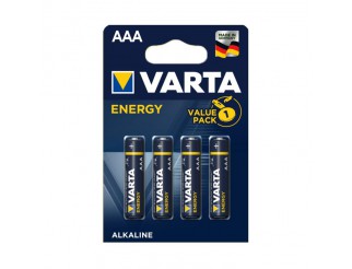 Batteria Varta Lr03 aaa mini stilo blister 4pz batterie alcalin varta energ