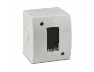 AVE Contenitore autoportante IP40, S44 colore RAL 7035 per minicanali - 1 Mod.