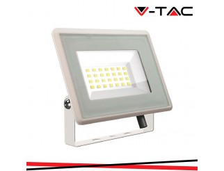 Proiettore smd 20w(classe f)6400k corpo bianco - v-tac