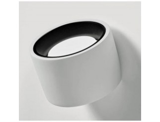 TECNICO NASSO PARETE 1 LUCE TONDA NERO