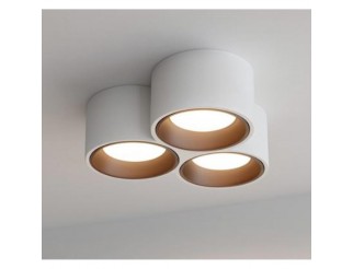 Sforzin nasso plafoniera di gesso moderna 3 luci bronzo
