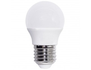 LIFE LAMPADA LED MINISFERA G45 ST, E27, 4.9W, FA270°, 3000K, 220Vac, LM470, CRI80, 45*77mm, Classe F 
