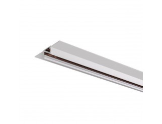 GEA LED Sistema a binario modulare elettro-meccanico 48V in alluminio sezionabile da incasso Alimentazione: 48V DC Grado IP: IP20