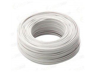 Cavo pvc 2x1mm bianco - conf. 100 mt, prezzo al metro