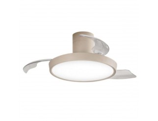 PERENZ VENTILATORE DA SOFFITTO ZORA IN MET. 3 PALE SABBIA
