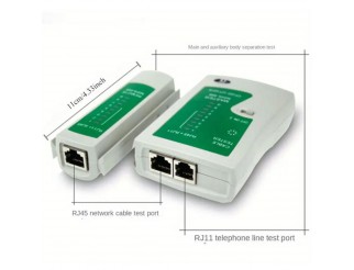 Tester di rete RJ45 E RJ11 multifunzionale per linee telefoniche