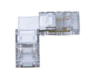 life Giunto corto ad L ad innesto rapido, per strisce LED PCB 8mm con piazzole di saldatura larghe 