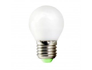 Lampada Lampadina LED Attacco E27 5 Watt Mini Sfera Luce Bianca Naturale LIFE
