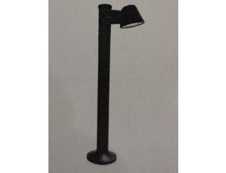 ISYLUCE BOLLARD PALETTO E-SEA DA GIARDINO 250X800MM 1XGU10 IP54 ANTRACITE