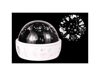 PROIETTORE A LED U.INT.ABS A BATTERIA 16,2X13CM BIANCO