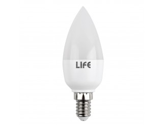 LAMPADA LAMPADINA A LED ATTACCO E14 5,5 WATT CANDELA LUCE NATURA NATURALE LIFE