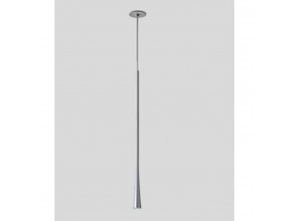 GEA LED DAFNE Sospensione ad incasso singola con montatura in alluminio. Finitura oro satinato con rosone nero satinato