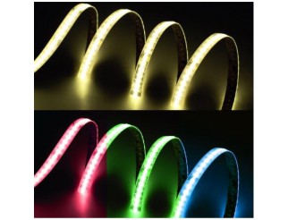 Striscia RGB+Bianco Naturale , LED COB 560chips, IP20, 24V, R+G+B+W=15W/m , 4000K 556lm/m