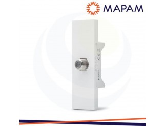 MAPAM LIVING NOW Presa satellitare zen bianco