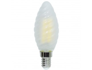 LAMPADA LED C.TORTIGLIONE ST35 serie Filament Frost,E14, 6.5W,FA320°,4000K,220Vac,LM806,CRI80,35*97mm, Classe E