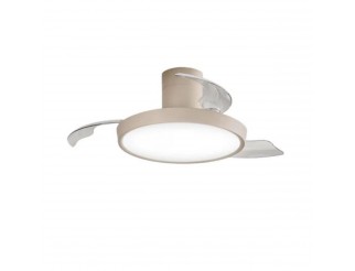 PERENZ VENTILATORE DA SOFFITTO ZORA IN MET. 3 PALE COLORE SABBIA